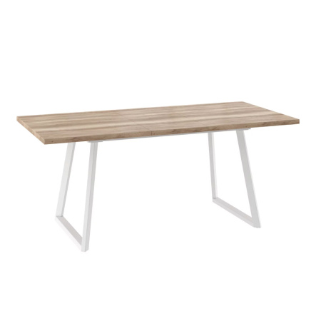 Стол LOFT-140, раздвижной 140(180)х85, ДУБ КАНЬОН/БЕЛЫЙ LOFT 140